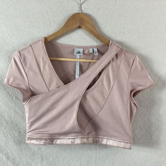 Adidas by Stella McCartney Tops - Adidas by Stella McCartney Dusty Rose Cropped Top